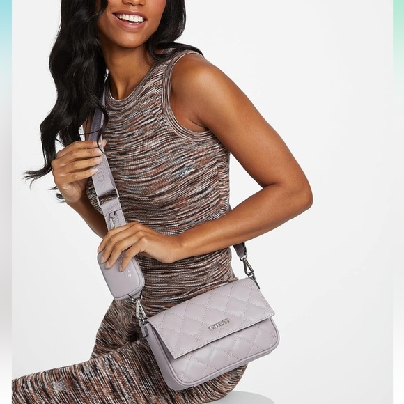 New GUESS Markham Crossbody Fold Bag - Picture 3 of 10
